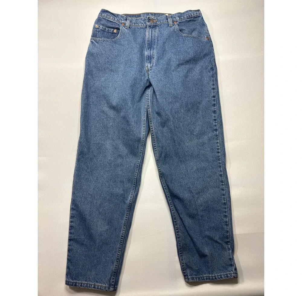 Levi's 560 Men's Loose Fit Tapered Leg Blue Jeans - Size‎ 36x31 (35x30.5)*